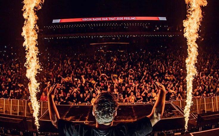 Lagu remix sering ditemukan dalam konser